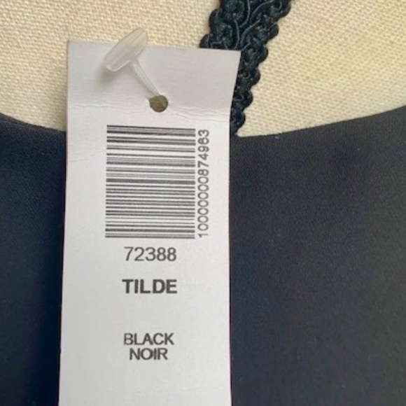 Aritzia Babaton black new with tags Midi slip dress medium - Picture 4 of 12